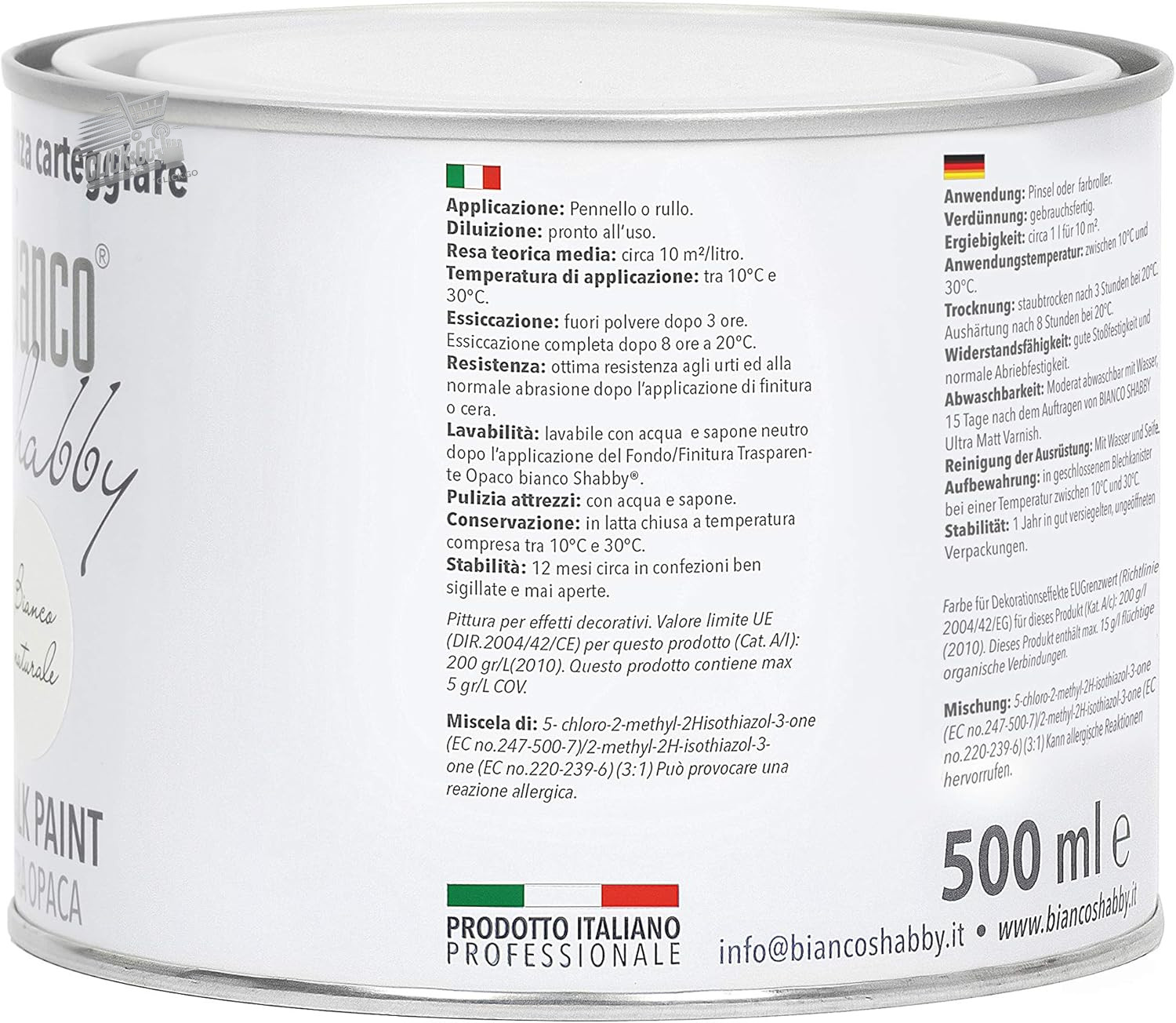 Chalk Paint Kit Blackboard Paint Shabby Chic Painting Furniture Wood 500ml