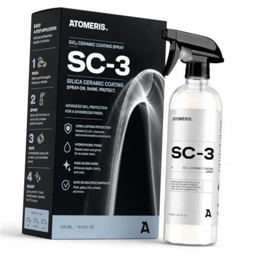 ATOMERIS SC-3 Ceramic Spray Coating for Cars – 16.9 fl oz – High Gloss