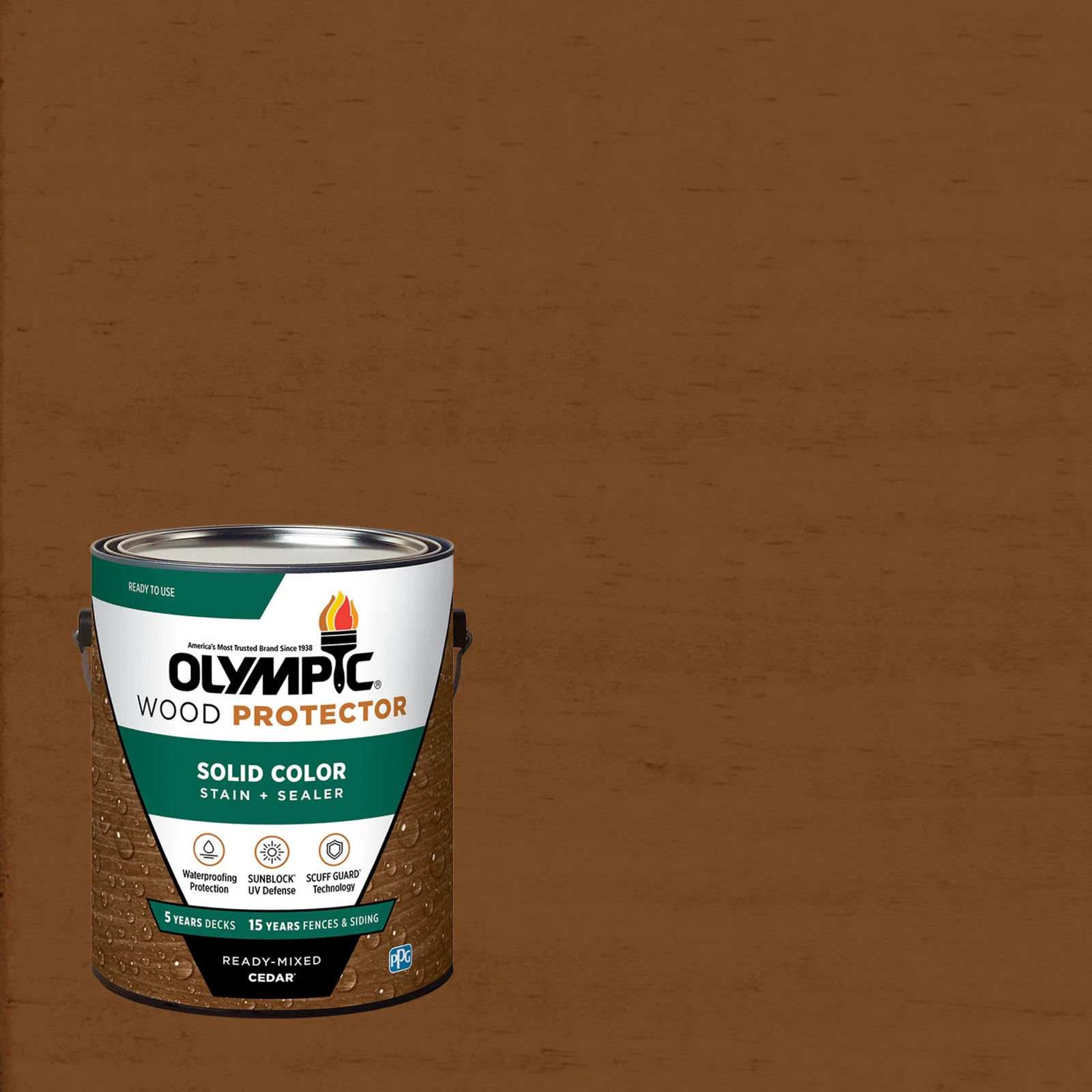 Wood Stain Semi Transparent Cedar 1 Gallon