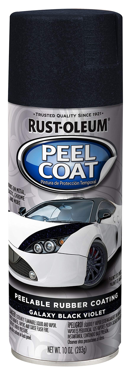 Rust-Oleum 11 oz Peel Coat Matte Prismatic Spray Paint Galaxy Black Violet