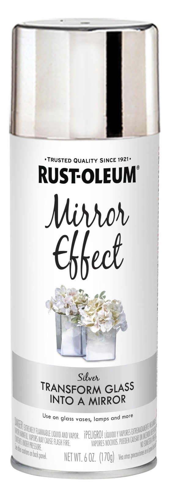 301494 Specialty Mirror Spray, 6 oz, Silver