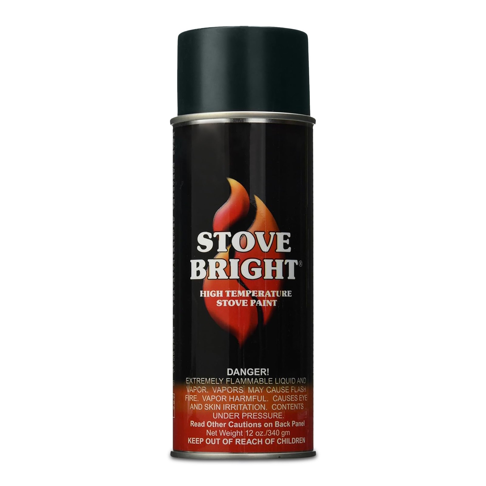 Stove Bright 6304 Stove Bright High Temperature Flat Black Stove Paint