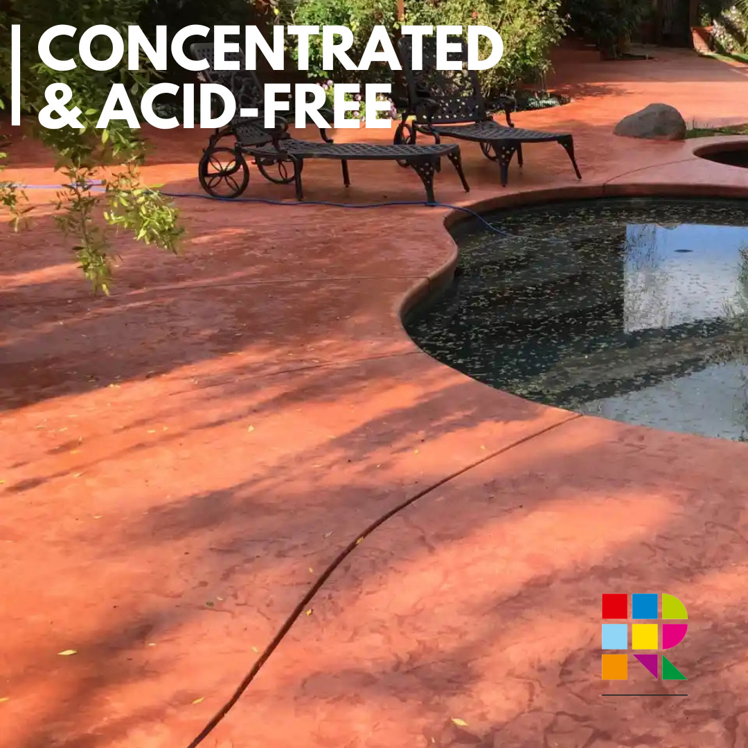 Hydro-Stain Rust Concrete Stain