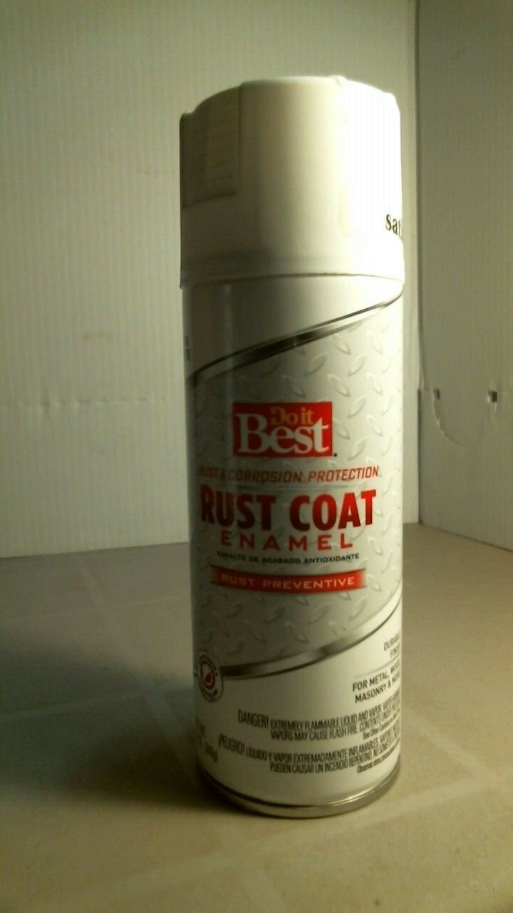 DoitBest 778053 Rust & Corrosion Coat Enamel, Satin White, FREE SHIPPING