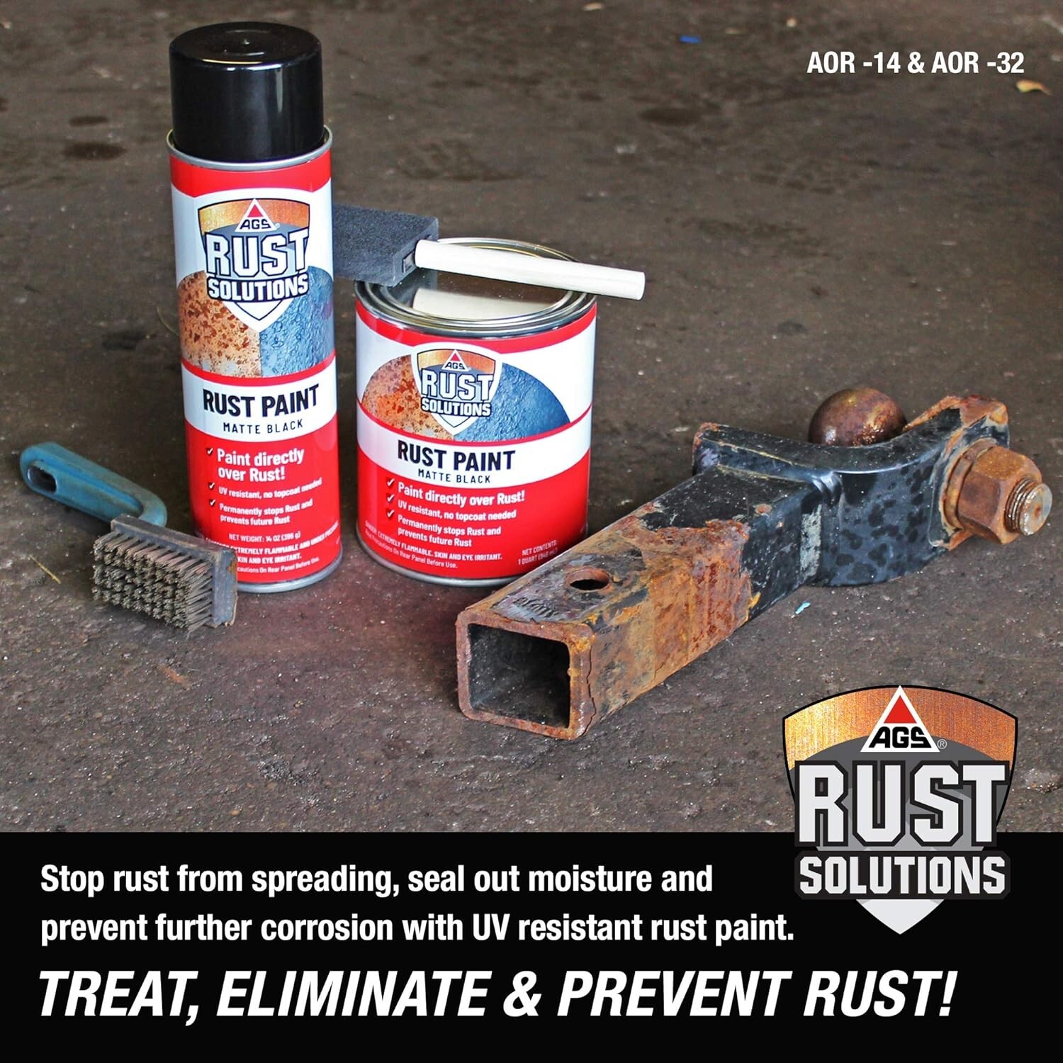 Versatile 14oz Matte Black Spray Paint – Weatherproof Rust Protector for Metal