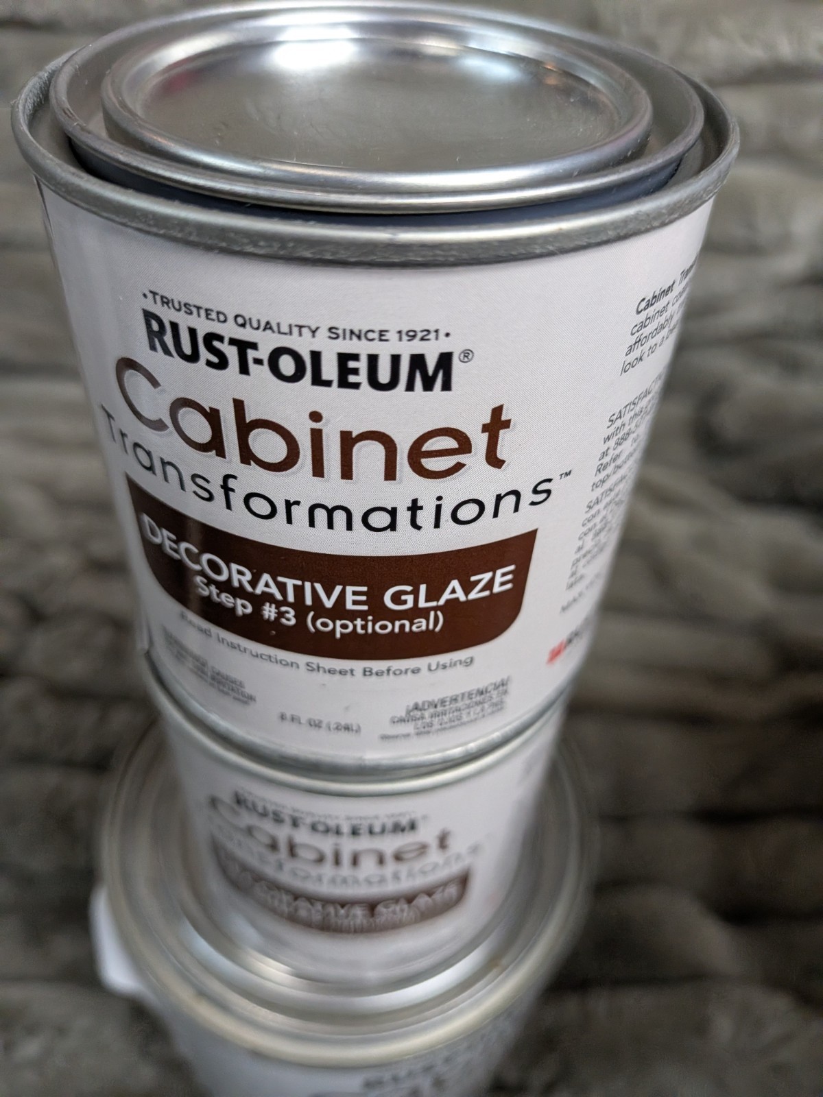 Cabinet Stain Kit DARK Rustic Rust-Oleum Transformations Coating Kit 258240