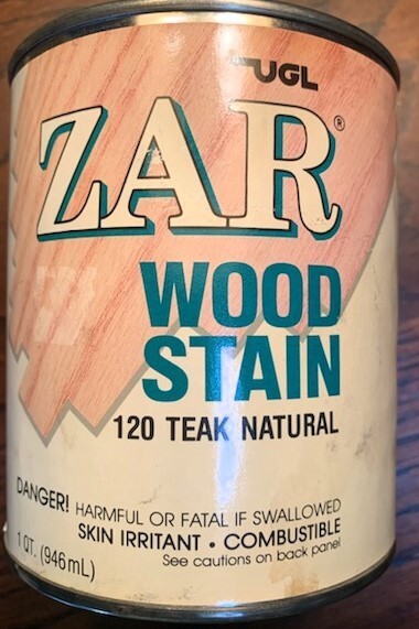 Zar Interior Stain, 120 TEAK NATURAL, Quart