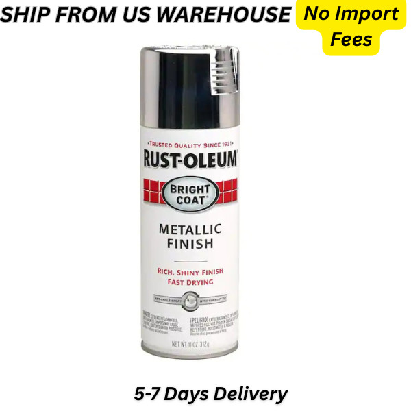 11 Oz. Bright Chrome Metallic Spray Paint.