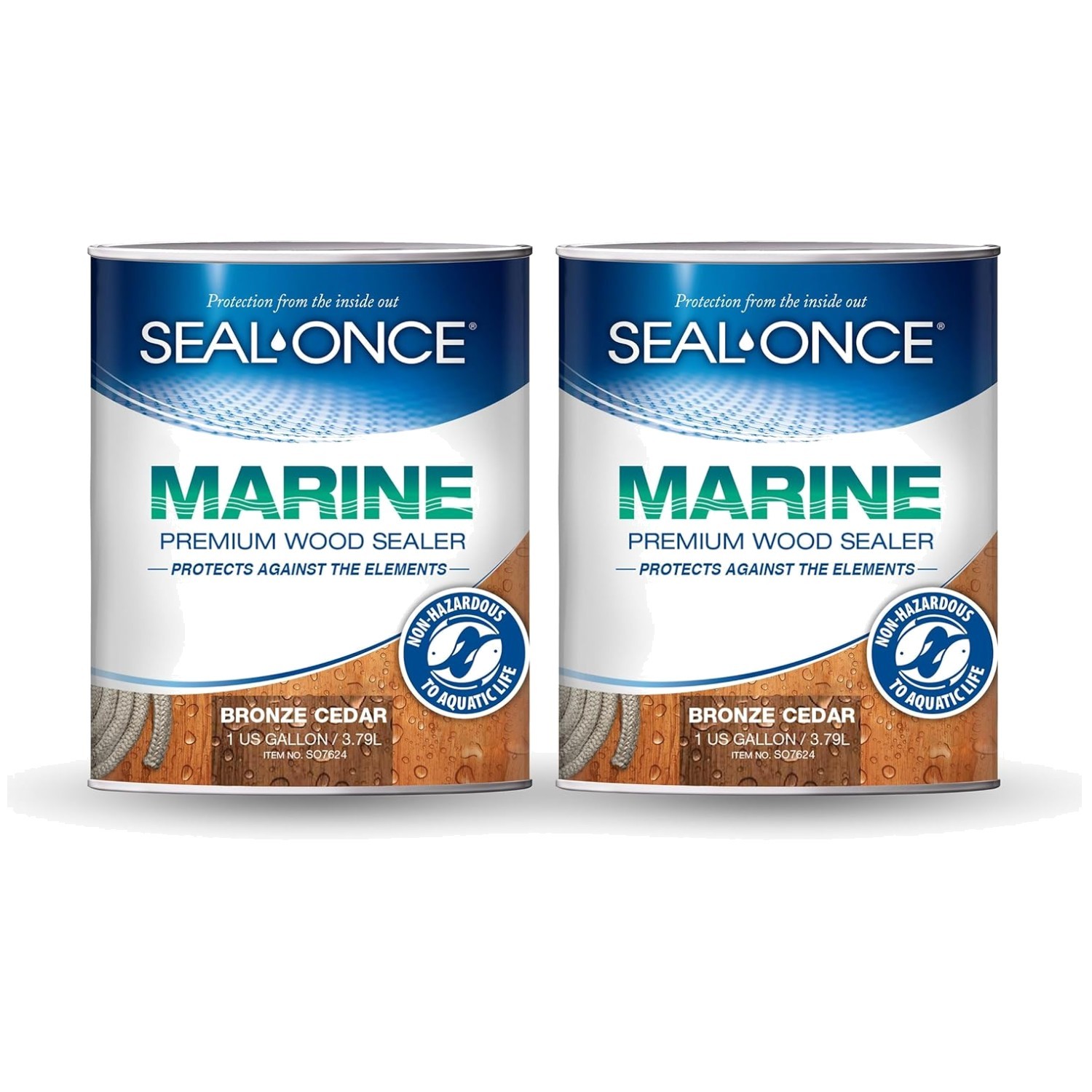 Penetrating Marine Protection, Bronze Cedar, 2 Gallon