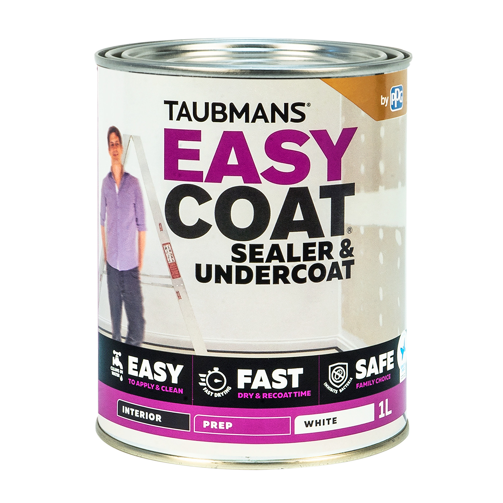 Taubmans 1L White Easycoat Prep Sealer And Undercoat