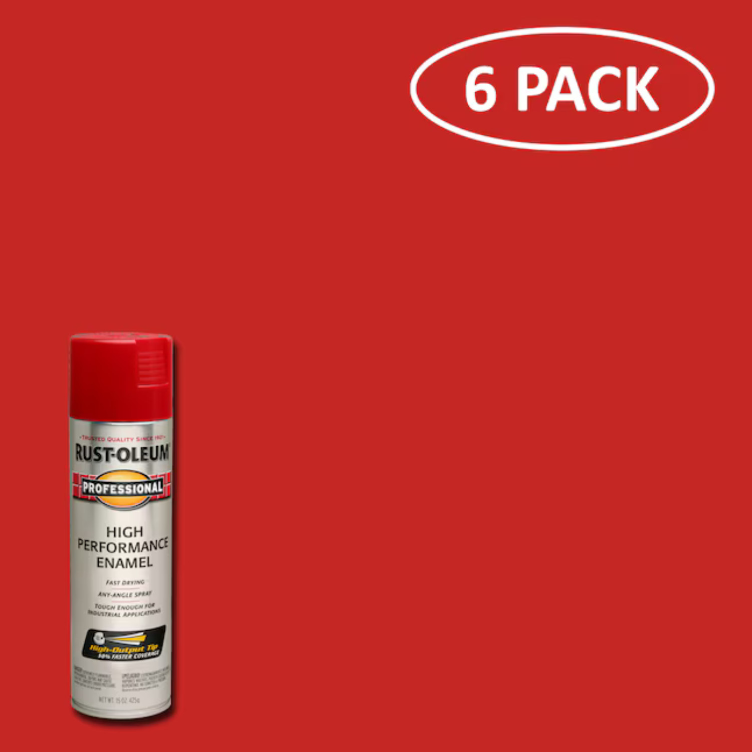 (6 PK) MultiColor, Professional High Performance Gloss Enamel Spray Paint, 15 oz