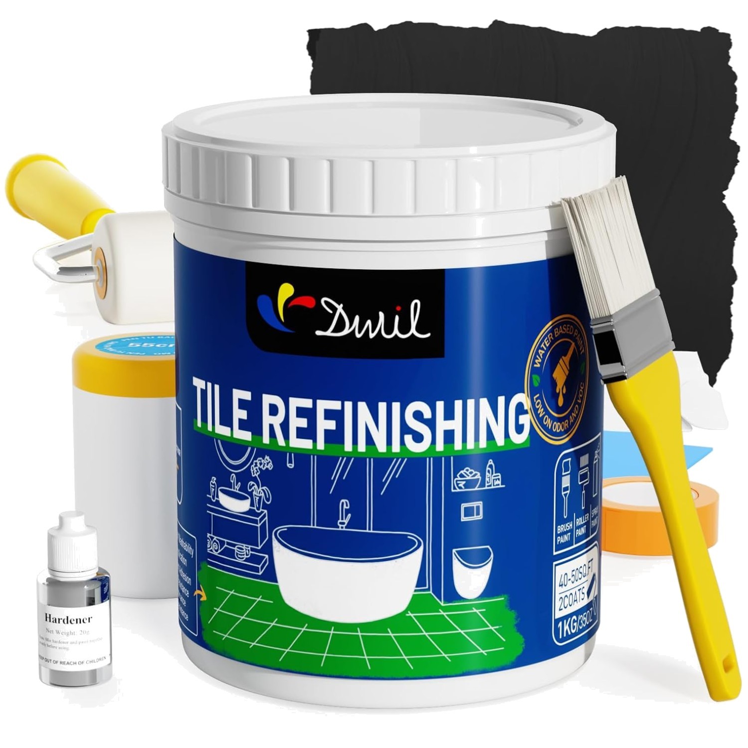 Bathtub Paint – Low Odor, Environmentally Friendly