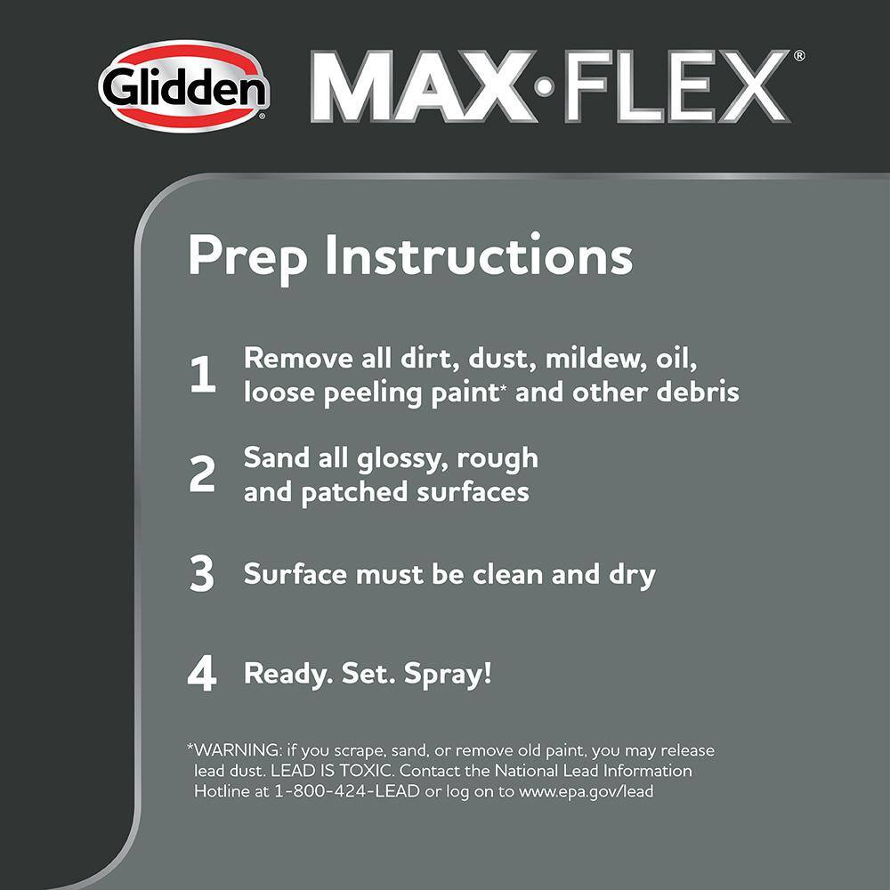 GLIDDEN FLEX 12oz. Satin Everlasting Interior/Exterior All Surface Spray Paint