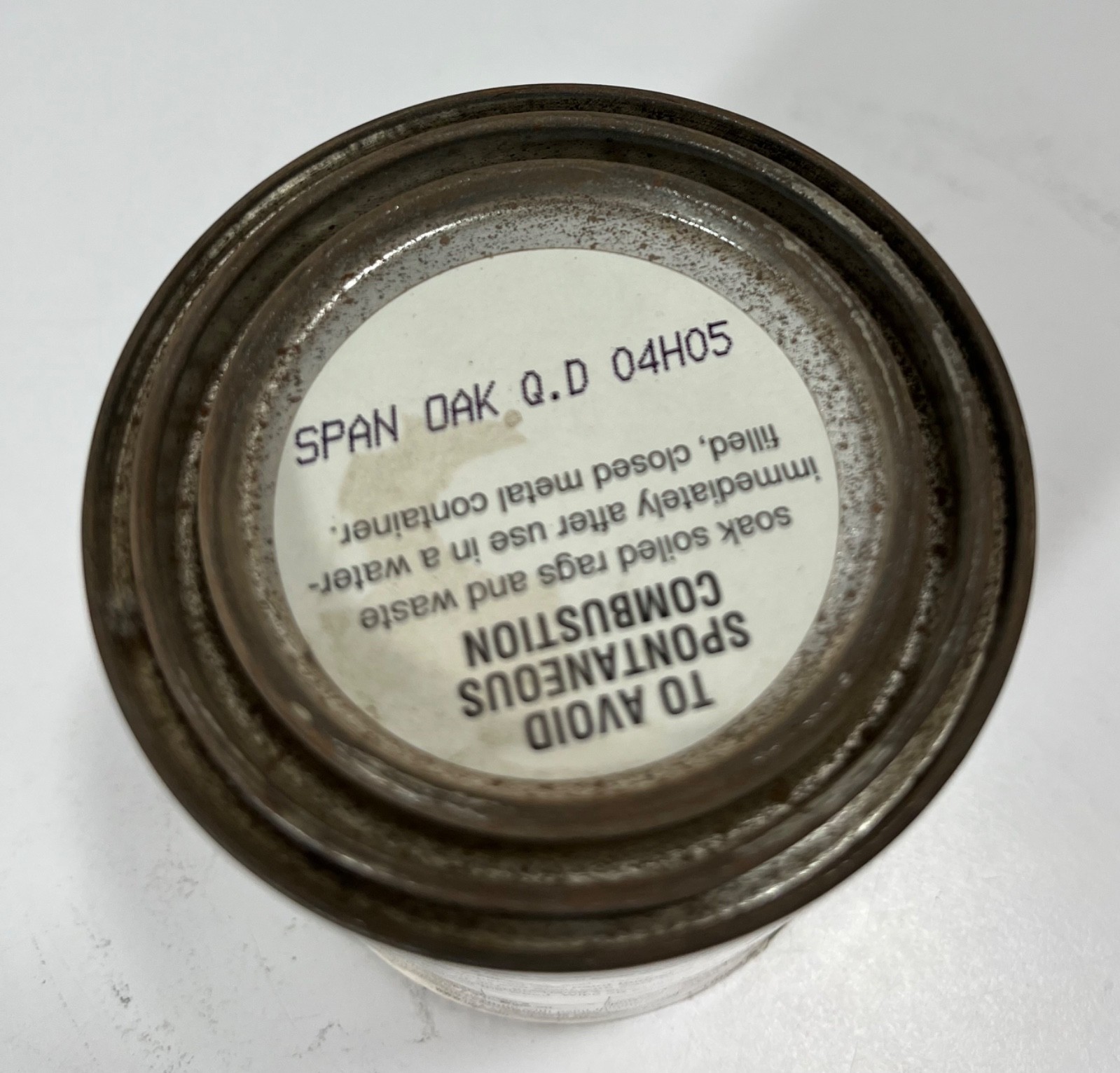 Zar SPANISH OAK 138 Oil-Based Interior Wood Stain Multi-Surface 1/2 Pint (8oz)