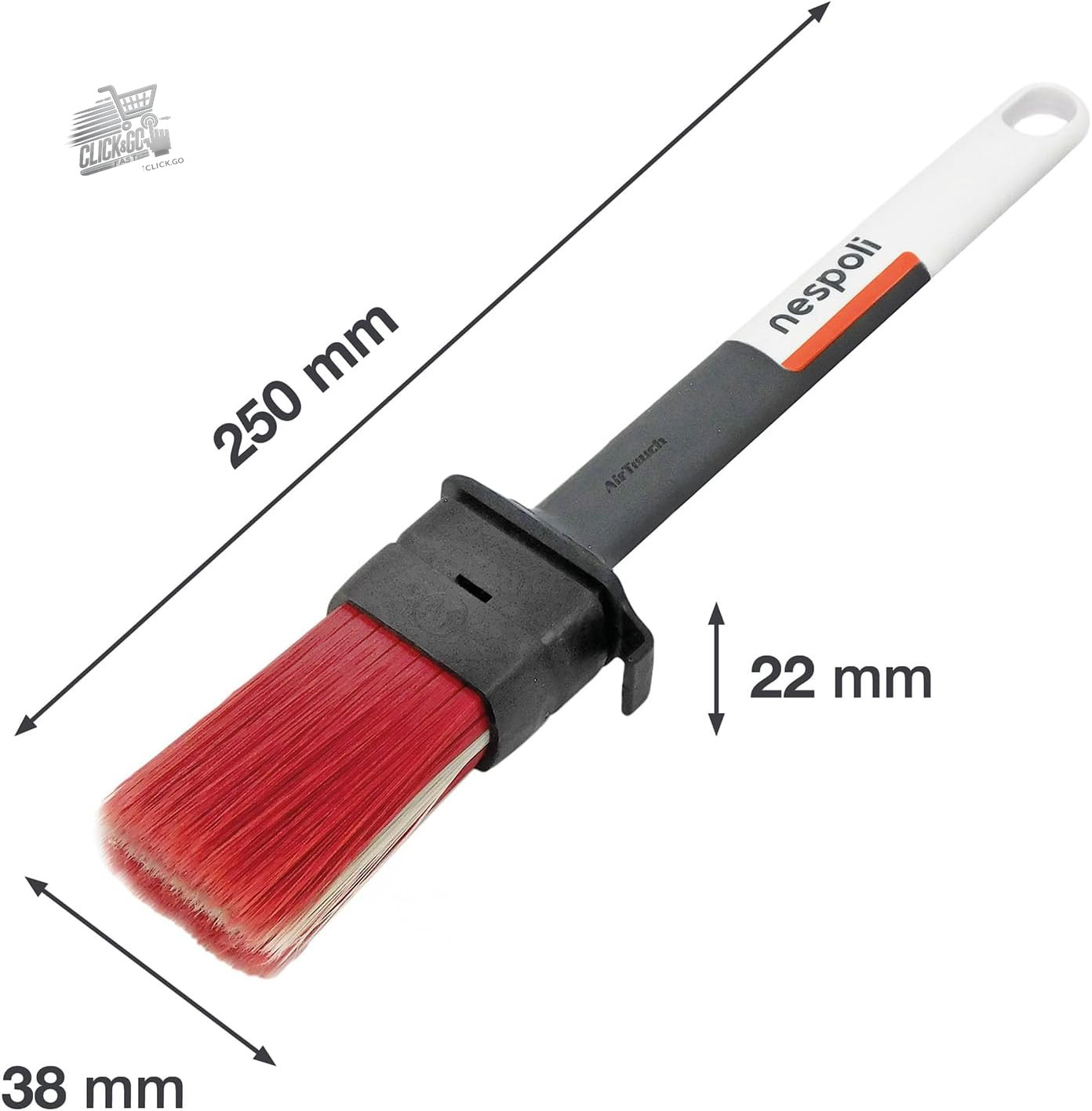 25mm Professional Zeroloss Water Solvent Enamel Flat Brush DIY