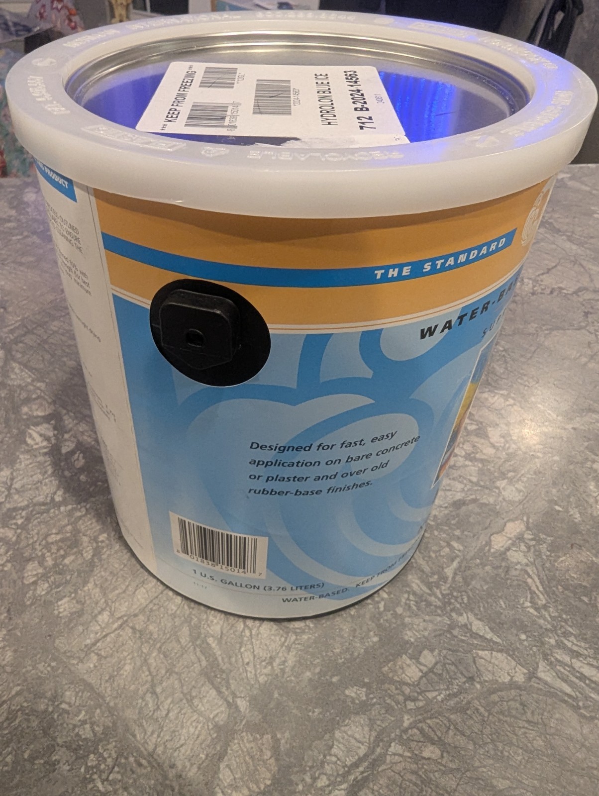 Olympic Hydrolon Pool Paint 712 Blue Ice 1 Gallon- Brand New & Sealed