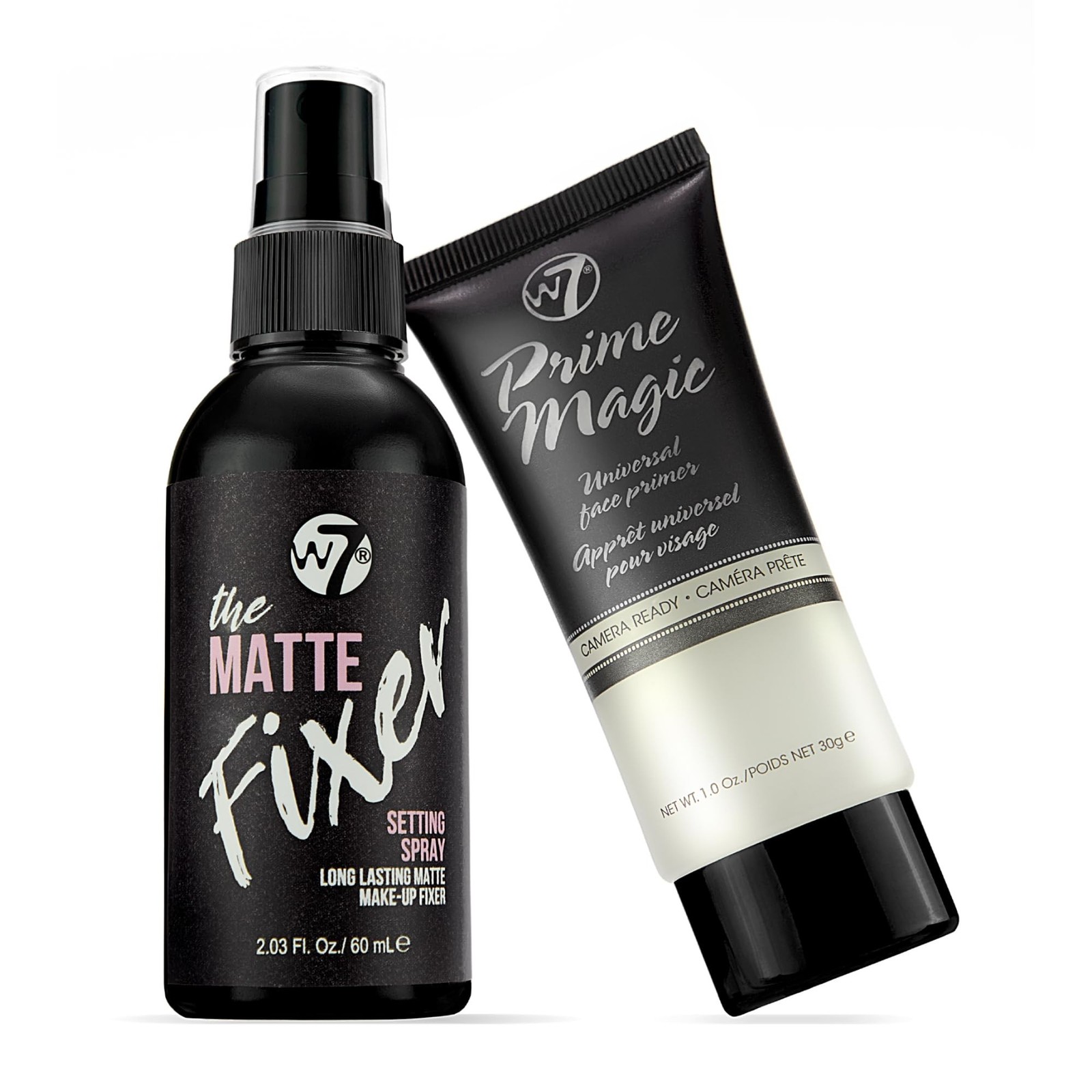 W7 Prime Magic & The Fixer Matte Set – Makeup Primer & Setting Spray Duo for …