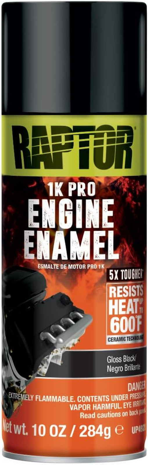 Engine Enamel Primer Spray, Professional Grade, Superior Adhesion for High Heat,