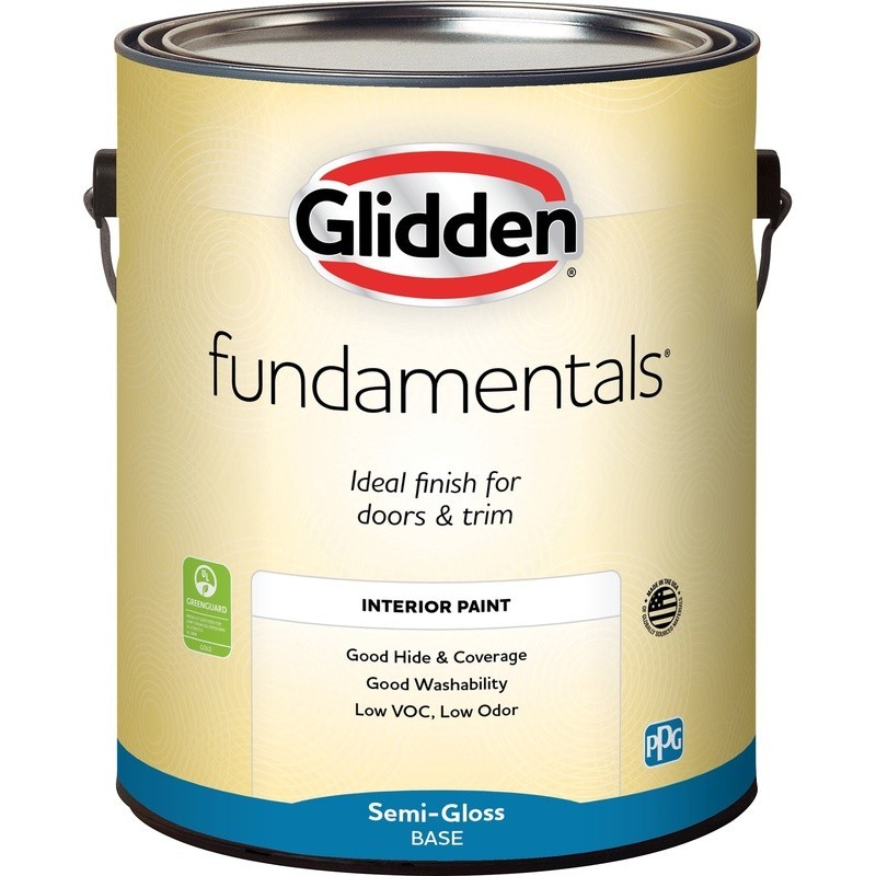 Low VOC Interior Paint Semi-Gloss White 1 Gallon Quick Dry Good Coverage New