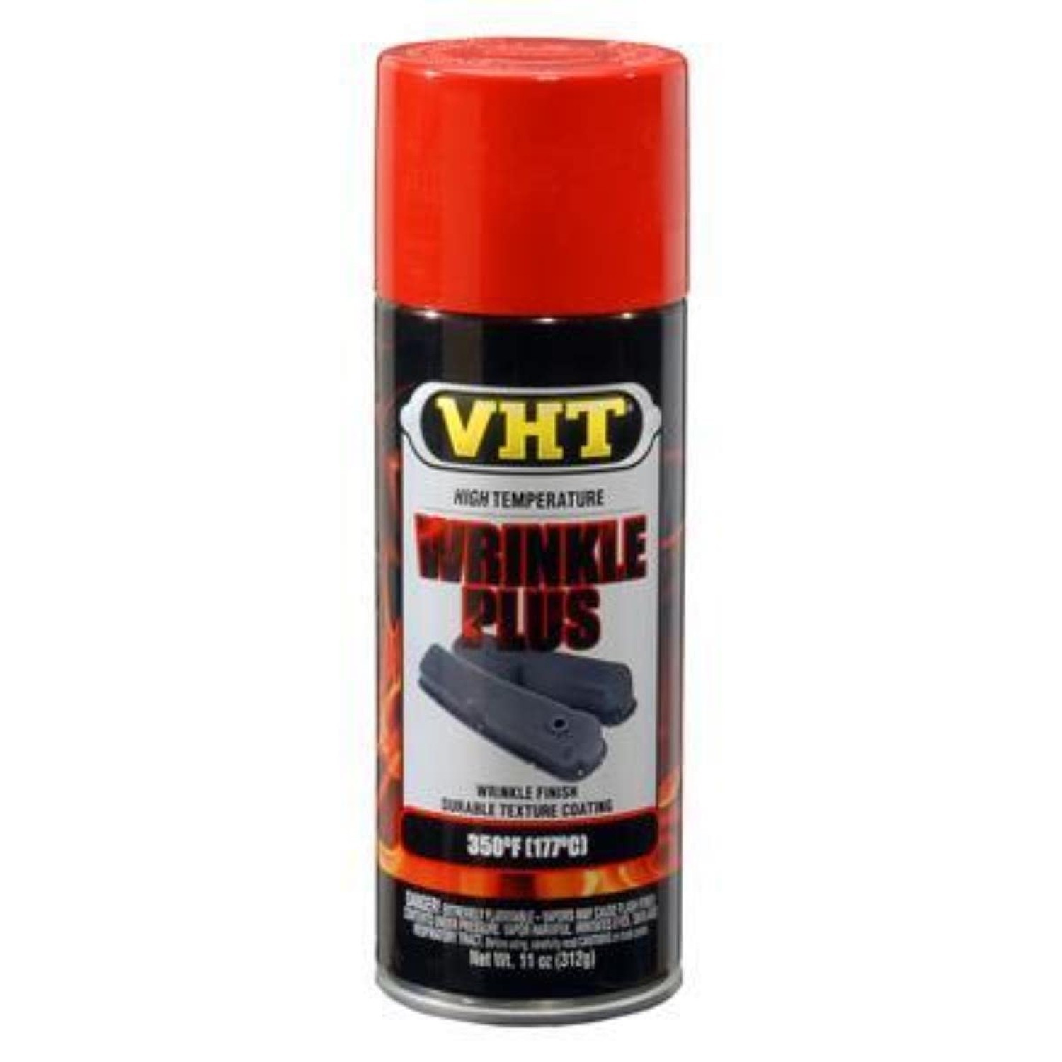 VHT SP204 High Temperature Wrinkle Plus Paint – Red Spray Paint – 11 oz Ae