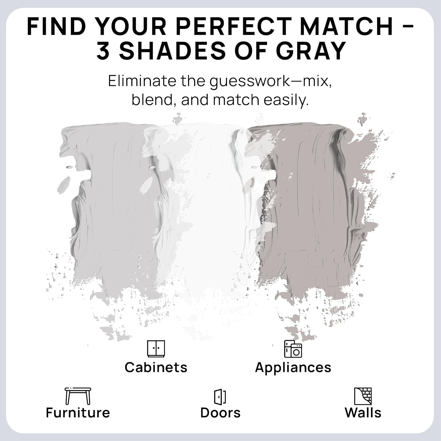 Touch-up Paint | Quick-drying, low-odour, eco-friendly formula | Three-piece set