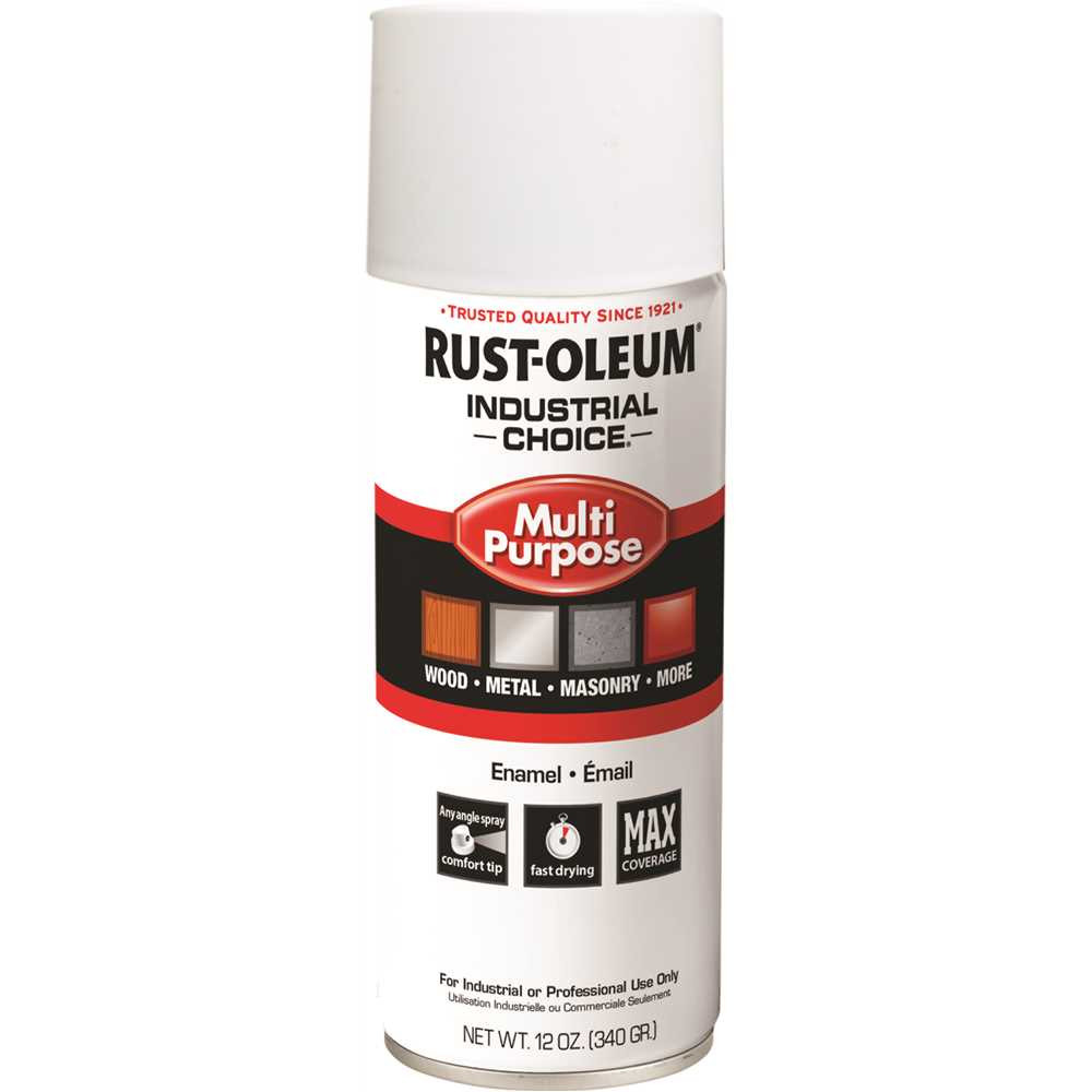 Rust-Oleum 1690830V 12 oz. Industrial Choice Flat White Spray Paint