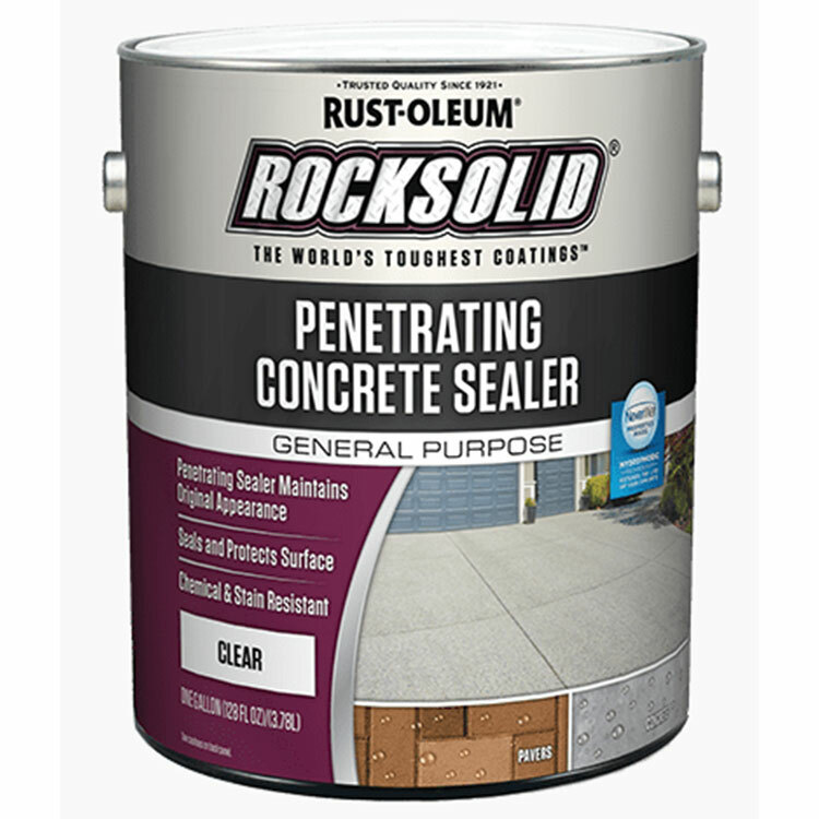 Rust-Oleum 317929 Rocksolid Penetrating Concrete Sealer Clear gal