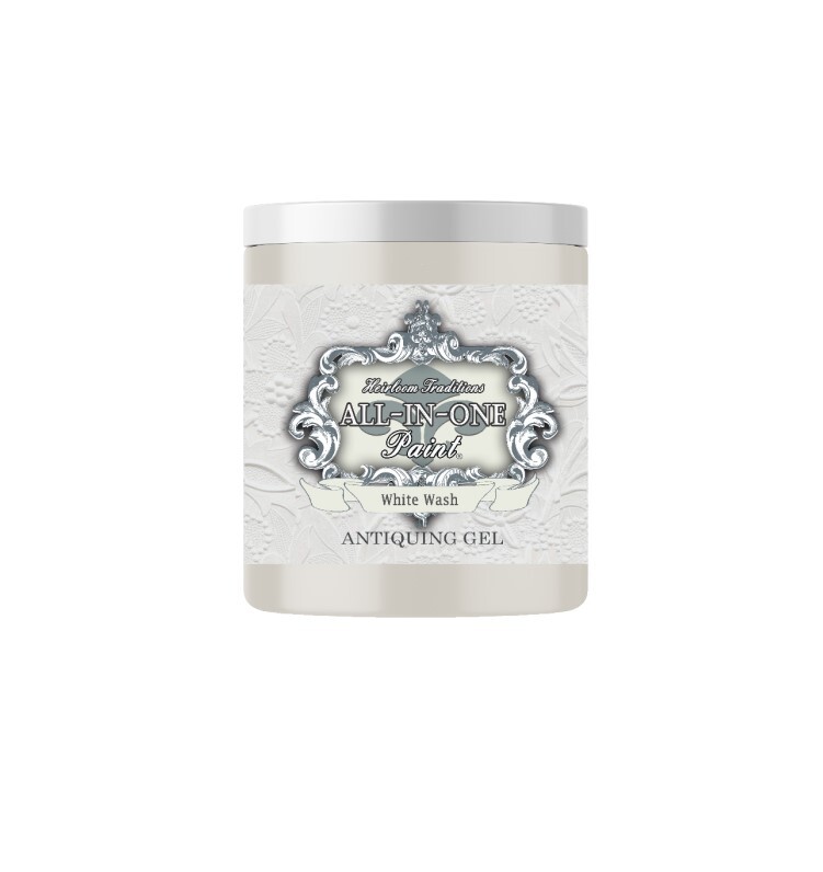 Heirloom Traditions Antiquing Gel – White Wash (White) – 16 Fl Oz