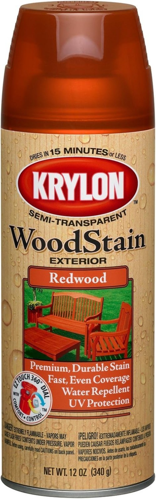 Semi-Transparent Redwood Stain, Water Repellent