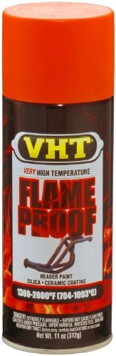 Flameproof Very High Heat 11 Ounce (Pack of 1) Flat Orange Coating