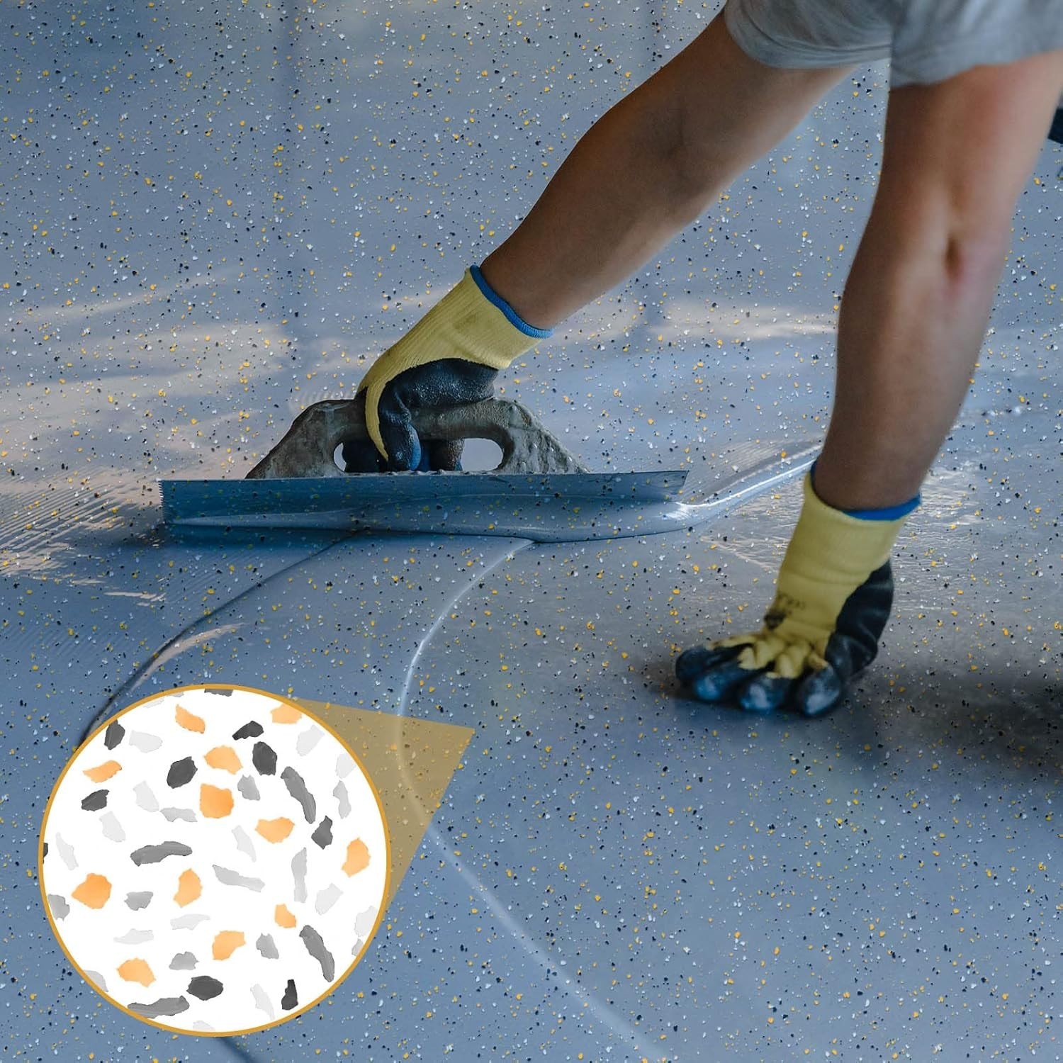 1400g Elegant Epoxy Floor Color Chips – Decorative Paint Flakes for Interiors