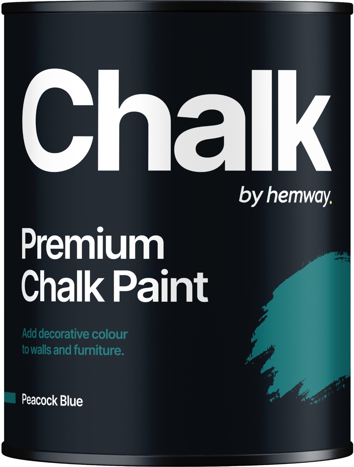 Hemway Peacock Blue Chalk Paint Matt Wall Furniture Chic Shabby Vintage Chalky