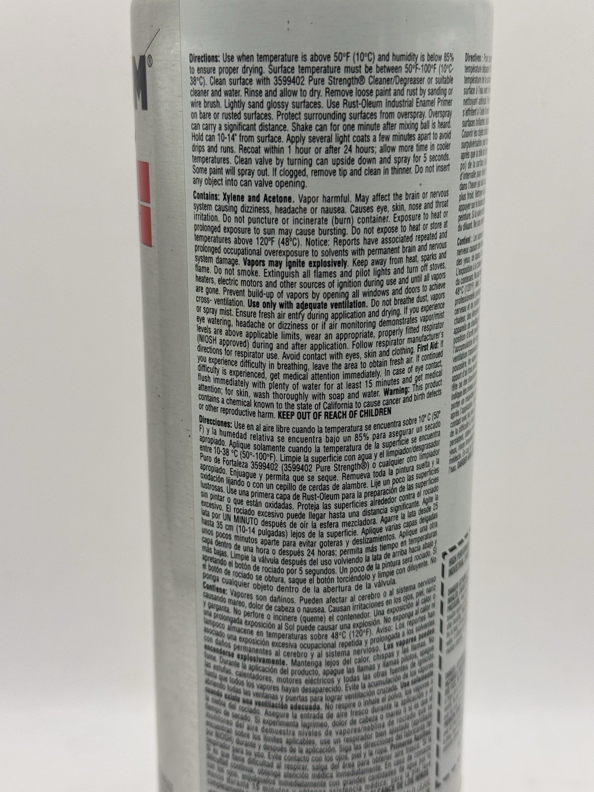 Rust-Oleum V2187 Rust Preventative Spray Paint For Metal Dark Machine Gray NOS