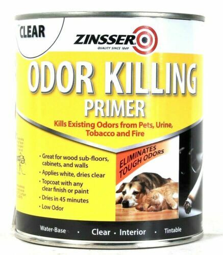 NEW Zinsser 32oz Clear Odor Killing Primer Water Base Interior Tintable FREE S&H