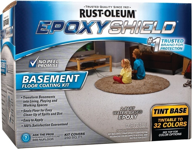 Rust-Oleum 225446 EPOXYSHIELD Basement Floor Coating Tint Base Kit