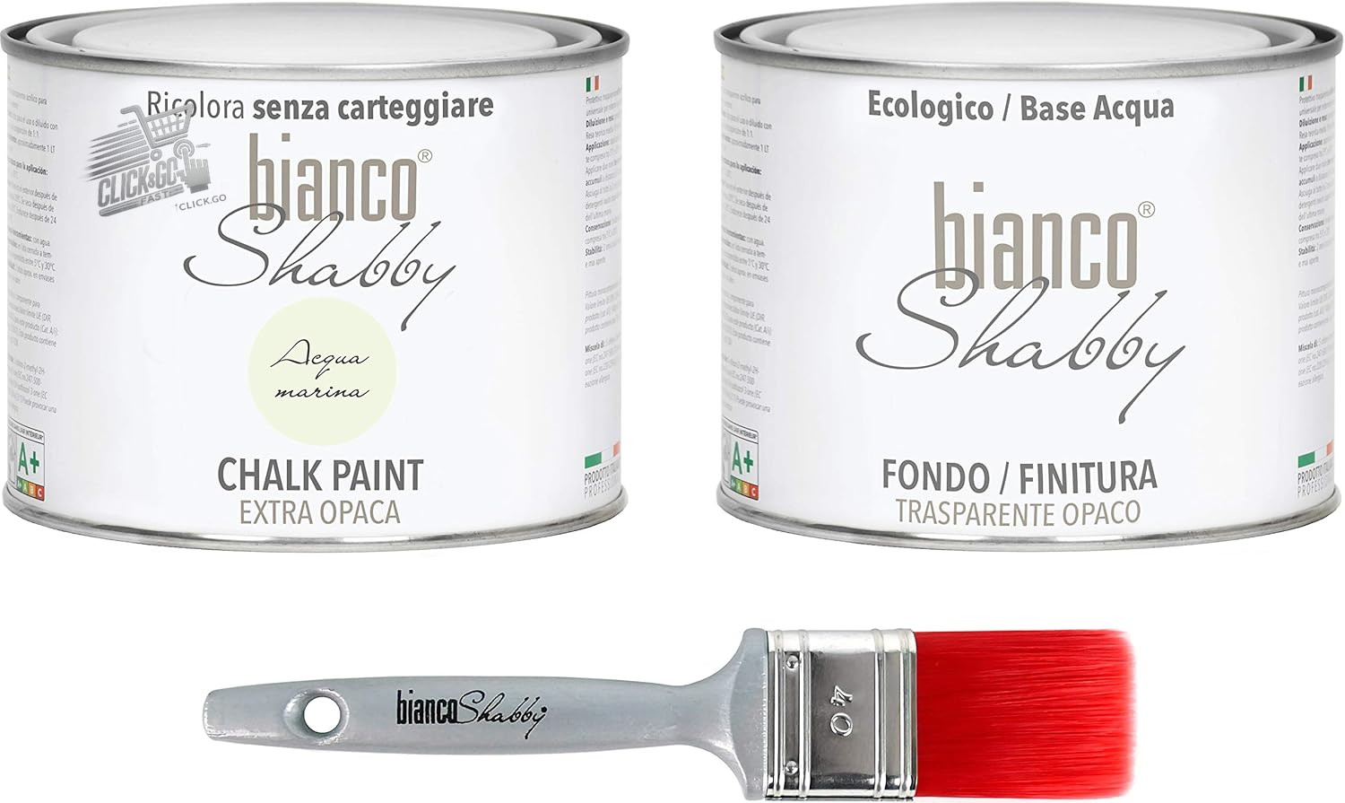 Chalk Paint Shabby Chic for Furniture Wood Wall Matte Finish Brush