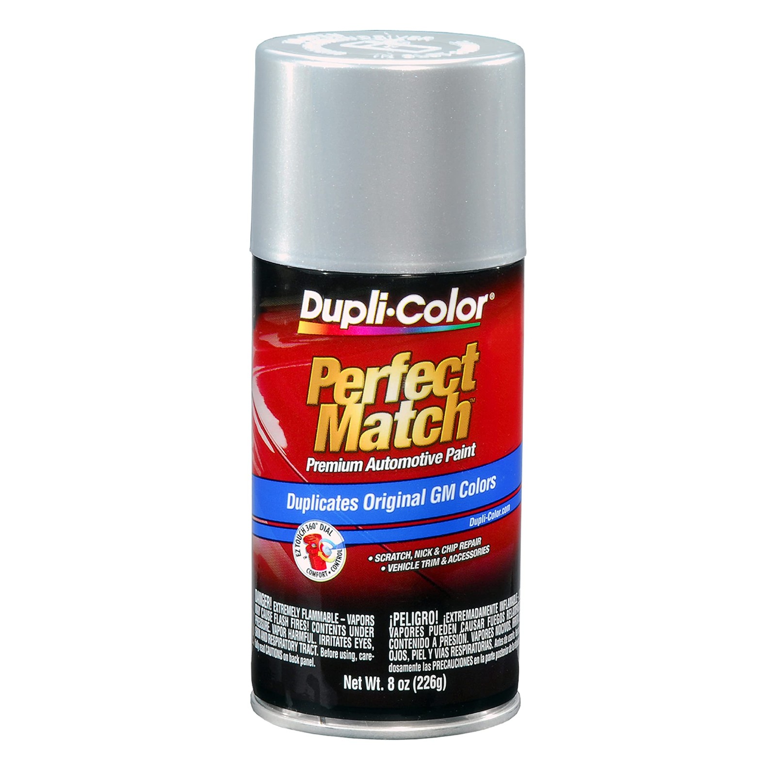 Automotive Paint, Ultra Silver, 8 oz – Perfect Match for Car TouchUps