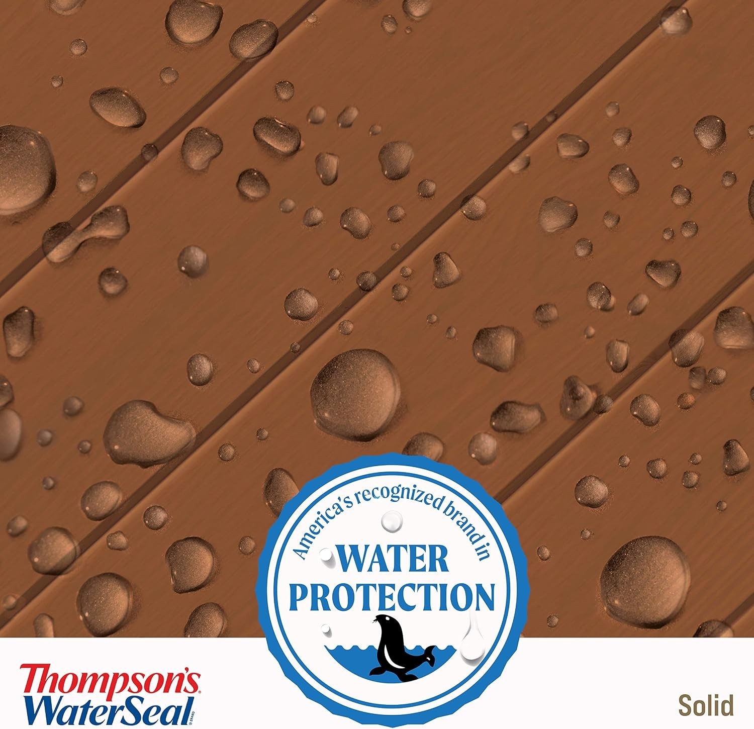 Solid Color Waterproofing Wood Stain and Sealer, Natural Cedar, 1 Gallon