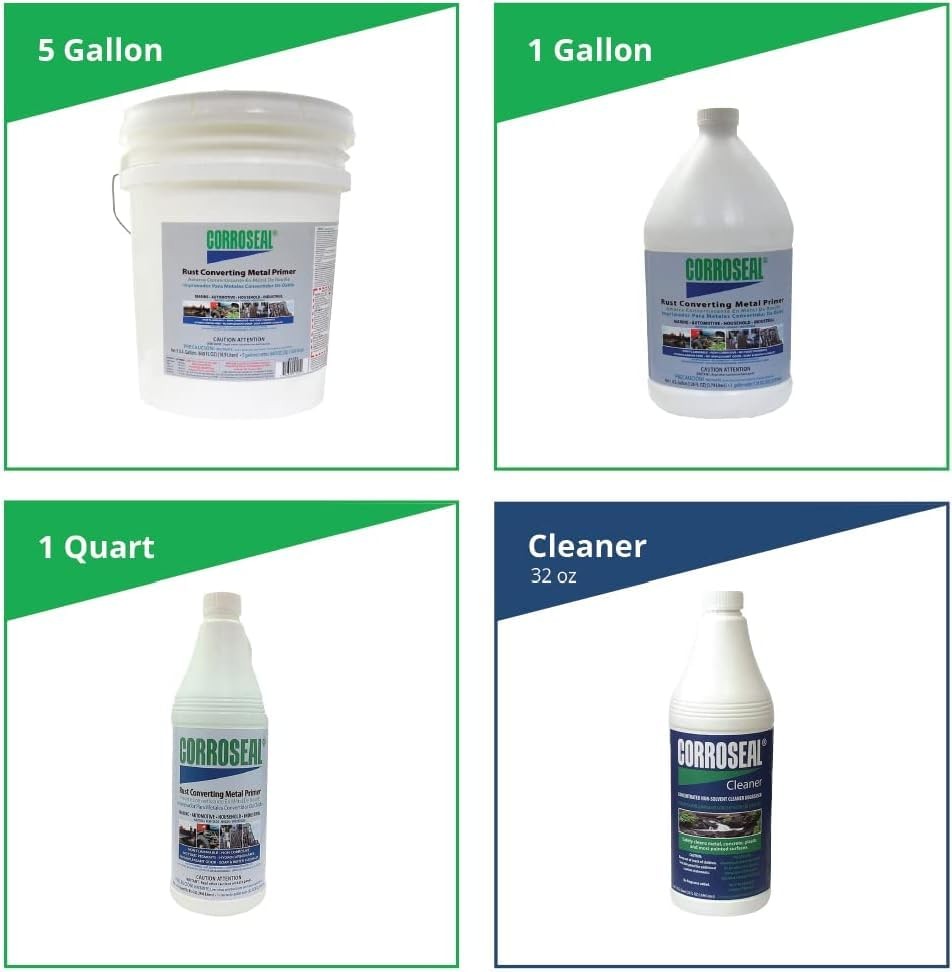 Corroseal-82320 Water-Based Rust Converter 32 Fl Oz (Pack of 1),