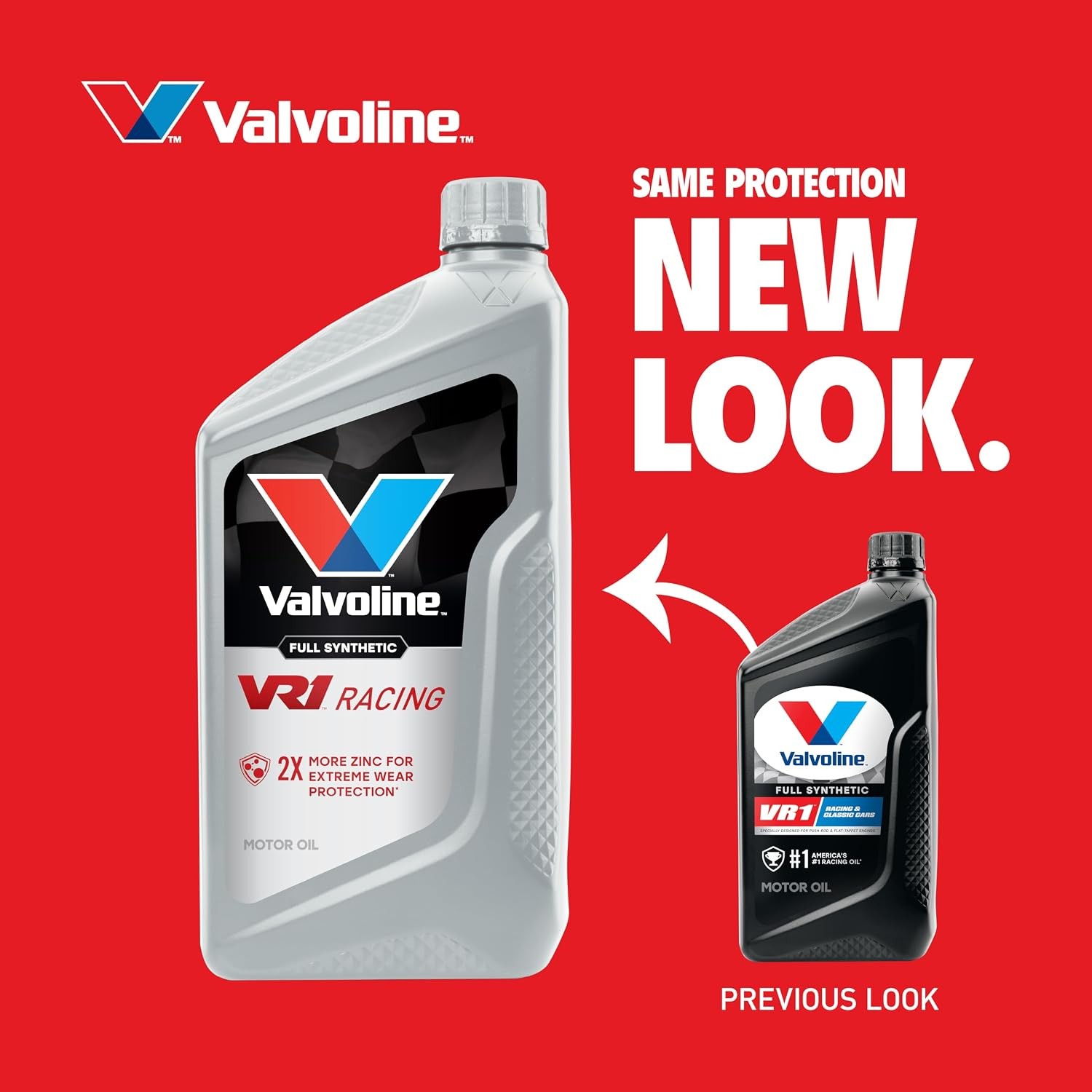 Valvoline VR1 Racing Synthetic SAE 20W-50 Motor Oil 1 QT, Case of 6