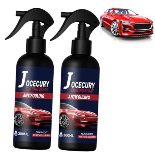 2Pcs 300ML Ceramic Coating Spray for Cars – 3-in-1 High Gloss & Blue – 600ML