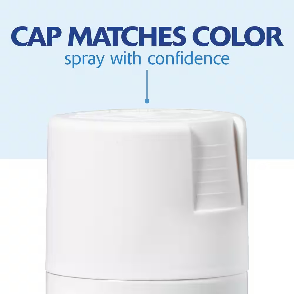 12 Oz. Satin Blossom White General Purpose Spray Paint