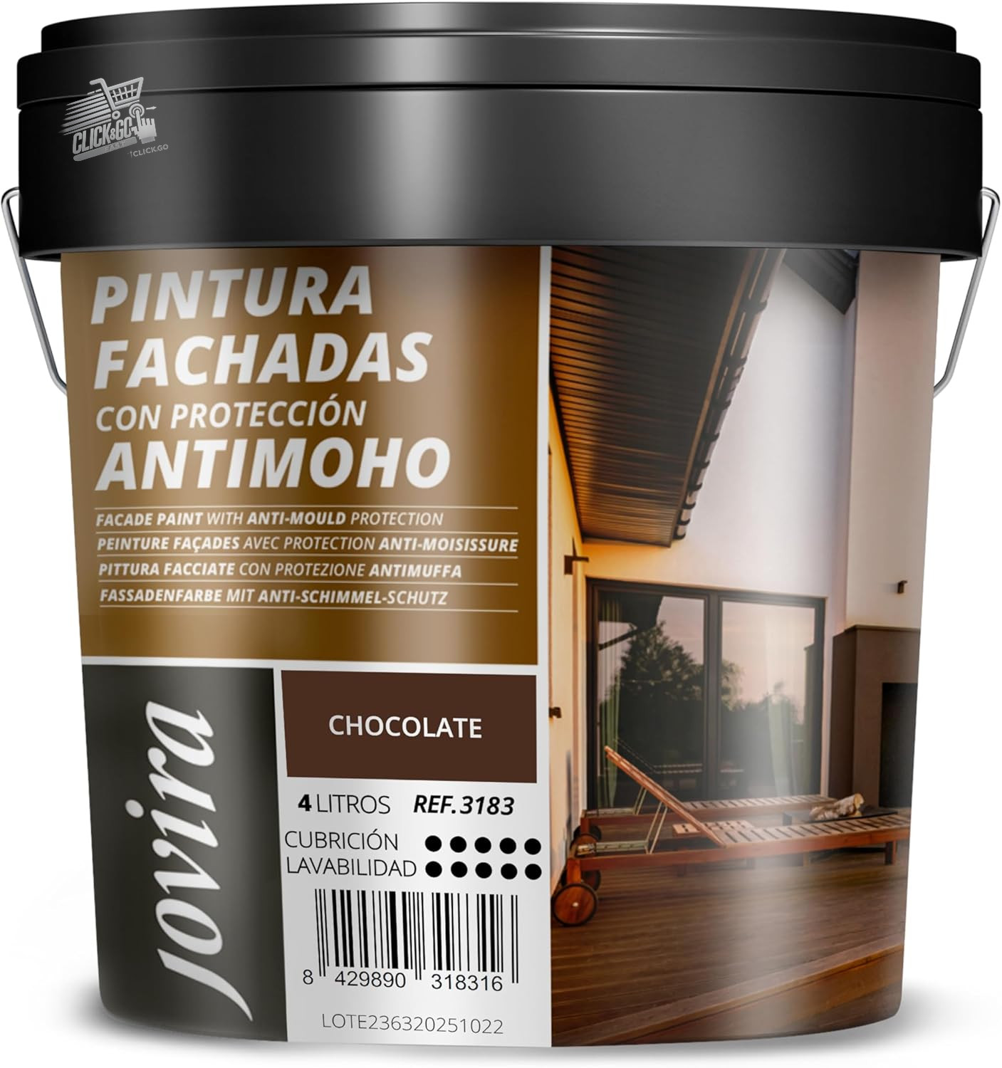 CHOCOLATE BROWN WATER REPELLENT WATERPROOF WATERPROOF MOISTURE WALL PAINT