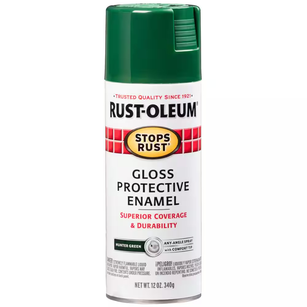 12 Oz. Protective Enamel Gloss Hunter Green Spray Paint