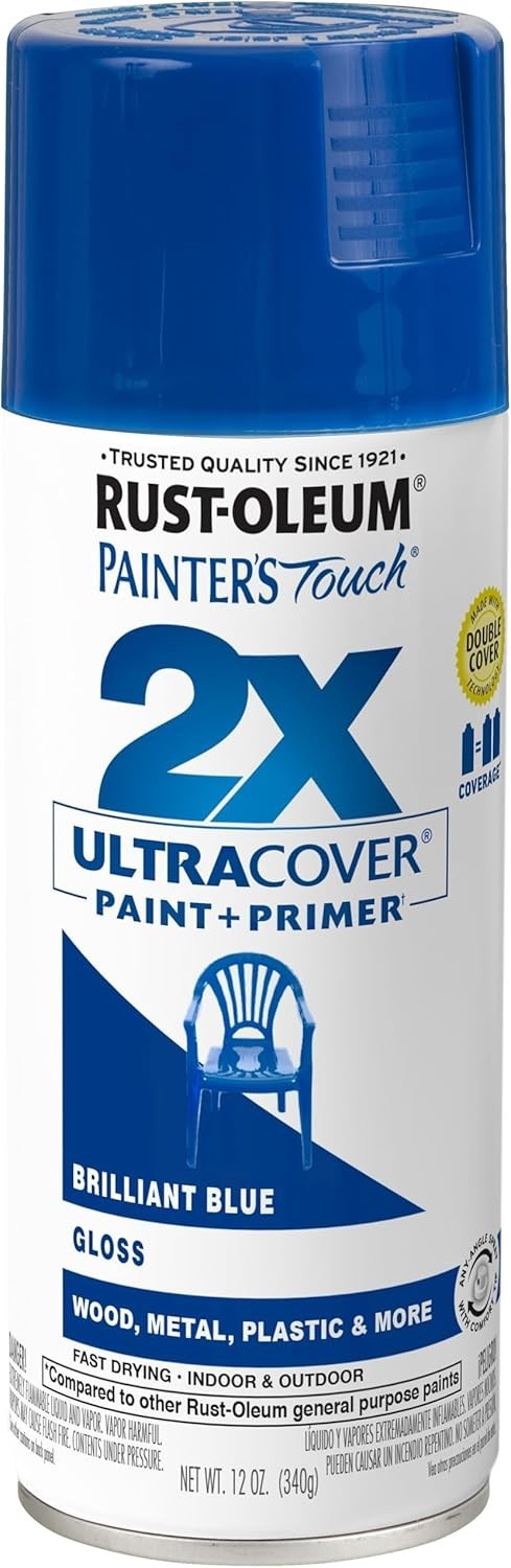 Rust-Oleum Painter’s Touch 2X Ultra Cover Spray Paint, 12 oz,Multiple colors
