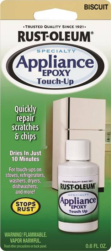 Rust-Oleum 203002 Appliance Touch Up Paint 0.6 oz BISCUIT Bottle Solvent 6868558