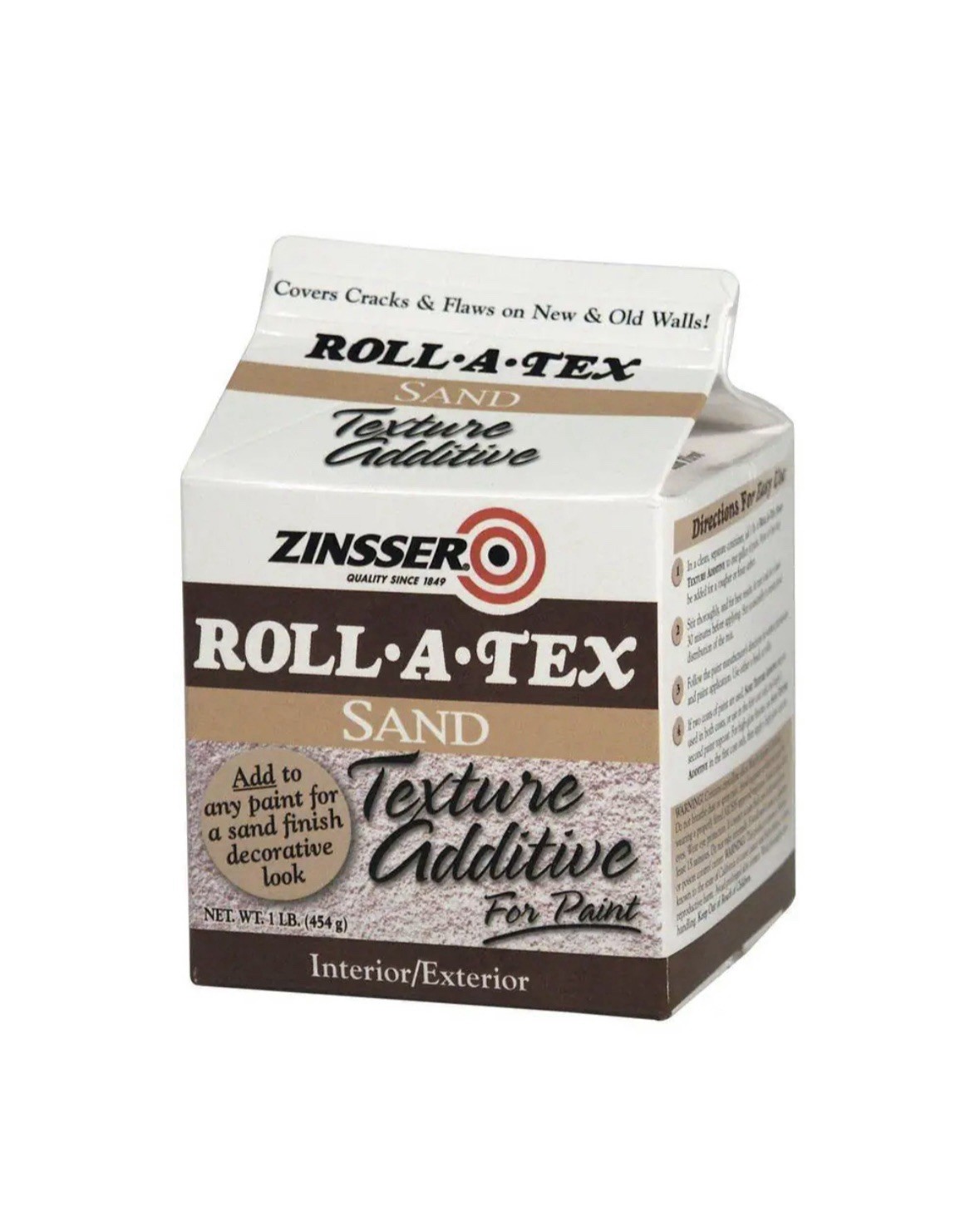 Zinsser Roll-A-Tex Sand , Sand Texture 6-1 Lb Cartons Paint Texture Additive