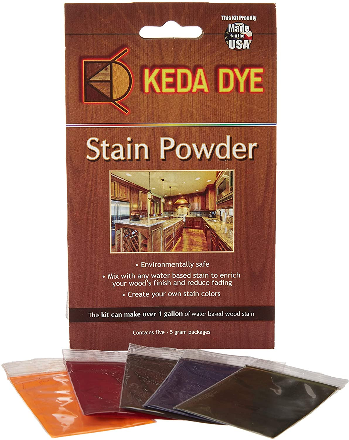 Wood Dye – Aniline Dye 5 Color Kit – Wood Stain Kit