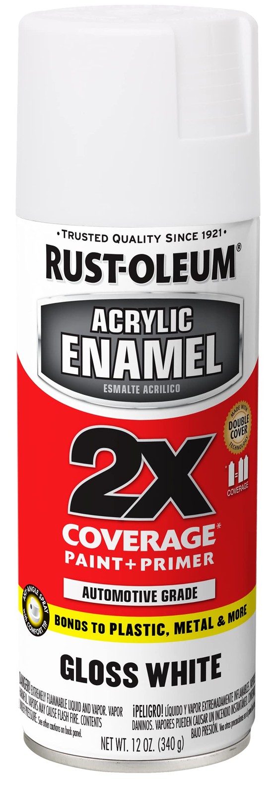 Rust-oleum Automotive Acrylic Enamel Gloss White Paint 12 Ounces All-in-one