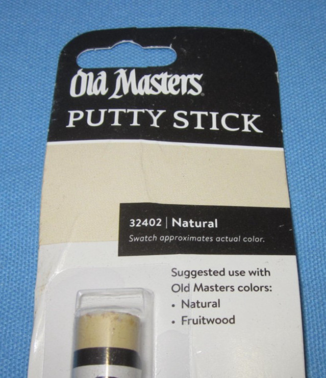 7 Different Old Masters Putty Sticks .. Hide Those nail holes, mitered joints ..